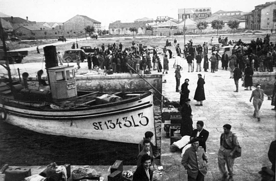 Euskal Abertzaletasunaren Museoa. Euskal gudarien errendizioa Santoñan